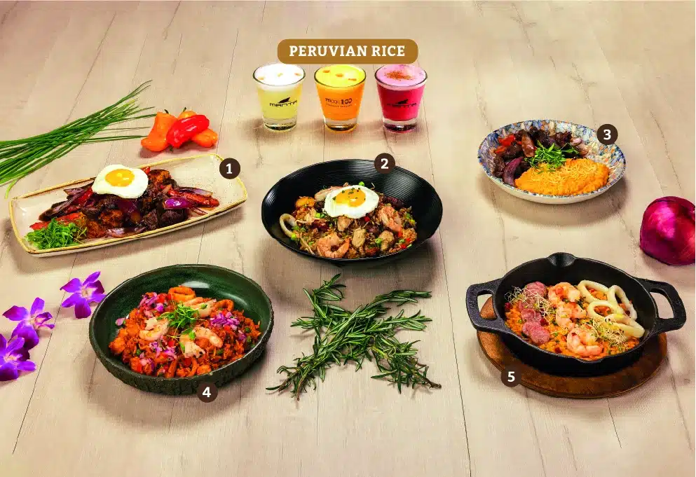 peruvian rice - Manta Restaurant